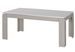 Table avec rallonge blanc laqué et bois gris galet Kido - Photo n°1
