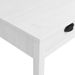 Table basse 1 tiroir pin massif blanc Petune 100 cm - Photo n°6