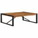 Table basse 100x100x35 cm bois massif acacia - Photo n°1