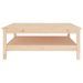 Table basse 100x100x40 cm Bois massif de pin - Photo n°3