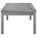 Table basse 100x50x33 cm Gris Bois d'acacia solide - Photo n°3