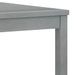 Table basse 100x50x33 cm Gris Bois d'acacia solide - Photo n°5