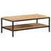 Table basse 100x50x35 cm bois de manguier massif brut - Photo n°1