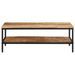 Table basse 100x50x35 cm bois de manguier massif brut - Photo n°2