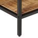 Table basse 100x50x35 cm bois de manguier massif brut - Photo n°6