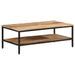 Table basse 100x50x35 cm bois de manguier massif brut - Photo n°10