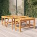 Table basse 100x50x45 cm bois massif d'acacia - Photo n°1