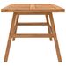Table basse 100x50x45 cm bois massif d'acacia - Photo n°4