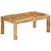 Table basse 100x55x40 cm bois de manguier massif - Photo n°1