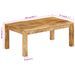 Table basse 100x55x40 cm bois de manguier massif - Photo n°8