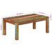 Table basse 100x55x40 cm bois de récupération massif - Photo n°7