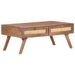 Table basse 100x60x40 cm Bois de manguier massif - Photo n°1