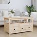 Table basse 102x49x55 cm Bois massif de pin - Photo n°1