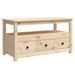 Table basse 102x49x55 cm Bois massif de pin - Photo n°2