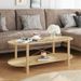 Table basse 110x48x40 cm Bois d'ingénierie - Photo n°1