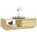 Table basse 110x50x33,5 cm Bois de pin massif - Photo n°1
