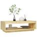 Table basse 110x50x33,5 cm Bois de pin massif 2 - Photo n°1