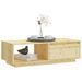 Table basse 110x50x33,5 cm Bois de sapin massif - Photo n°1