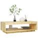 Table basse 110x50x33,5 cm Bois de sapin massif 2 - Photo n°1