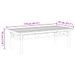 Table basse 110x55x35 cm bambou - Photo n°8