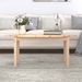 Table basse 110x55x45 cm Bois massif de pin - Photo n°3