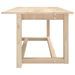 Table basse 110x55x45 cm Bois massif de pin - Photo n°4