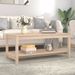 Table basse 110x55x45 cm Bois massif de pin - Photo n°3