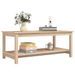 Table basse 110x55x45 cm Bois massif de pin - Photo n°4