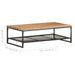 Table basse 110x60x35 cm Bois d'acacia massif 2 - Photo n°6