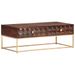 Table basse 112x50x40 cm Bois de manguier massif - Photo n°1