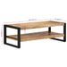 Table basse 120x55x40 cm Bois de manguier massif - Photo n°7