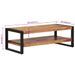 Table basse 120x55x40 cm bois massif d'acacia - Photo n°7