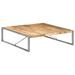 Table basse 140x140x40 cm Bois de manguier brut - Photo n°1