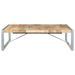 Table basse 140x140x40 cm Bois de manguier brut - Photo n°2