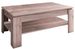 Table basse 2 niveaux chêne San Remo foncé Koryne L 110 x H 47 x P 65 cm - Photo n°1