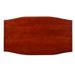 Table basse 2 tiroirs acajou massif foncé Futar 90 cm - Photo n°3