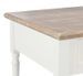 Table basse 2 tiroirs bois blanc et paulownia clair Pablo - Photo n°6