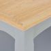 Table basse 2 tiroirs bois clair et pin massif gris Karmen - Photo n°6