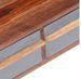 Table basse 2 tiroirs bois massif foncé Kinley 110 cm - Photo n°6