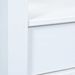 Table basse 2 tiroirs pin massif vernis blanc Prince 115 cm - Photo n°2