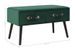 Table basse 2 tiroirs velours vert et pieds pinède noir First - Photo n°8