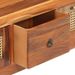 Table basse 3 tiroirs bois de récupération foncé Asmat - Photo n°4