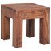 Table basse 30 x 30 x 30 cm Bois de récupération massif - Photo n°1