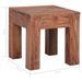 Table basse 30 x 30 x 30 cm Bois de récupération massif - Photo n°5