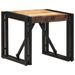 Table basse 40x40x35 cm bois de manguier massif brut - Photo n°1