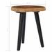 Table basse 40x45 cm Teck solide - Photo n°5