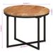 Table basse 45x45x35 cm bois massif acacia et fer - Photo n°6