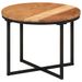 Table basse 45x45x35 cm bois massif acacia et fer - Photo n°8
