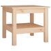 Table basse 45x45x40 cm Bois massif de pin - Photo n°2