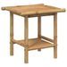 Table basse 45x45x45 cm bambou - Photo n°1